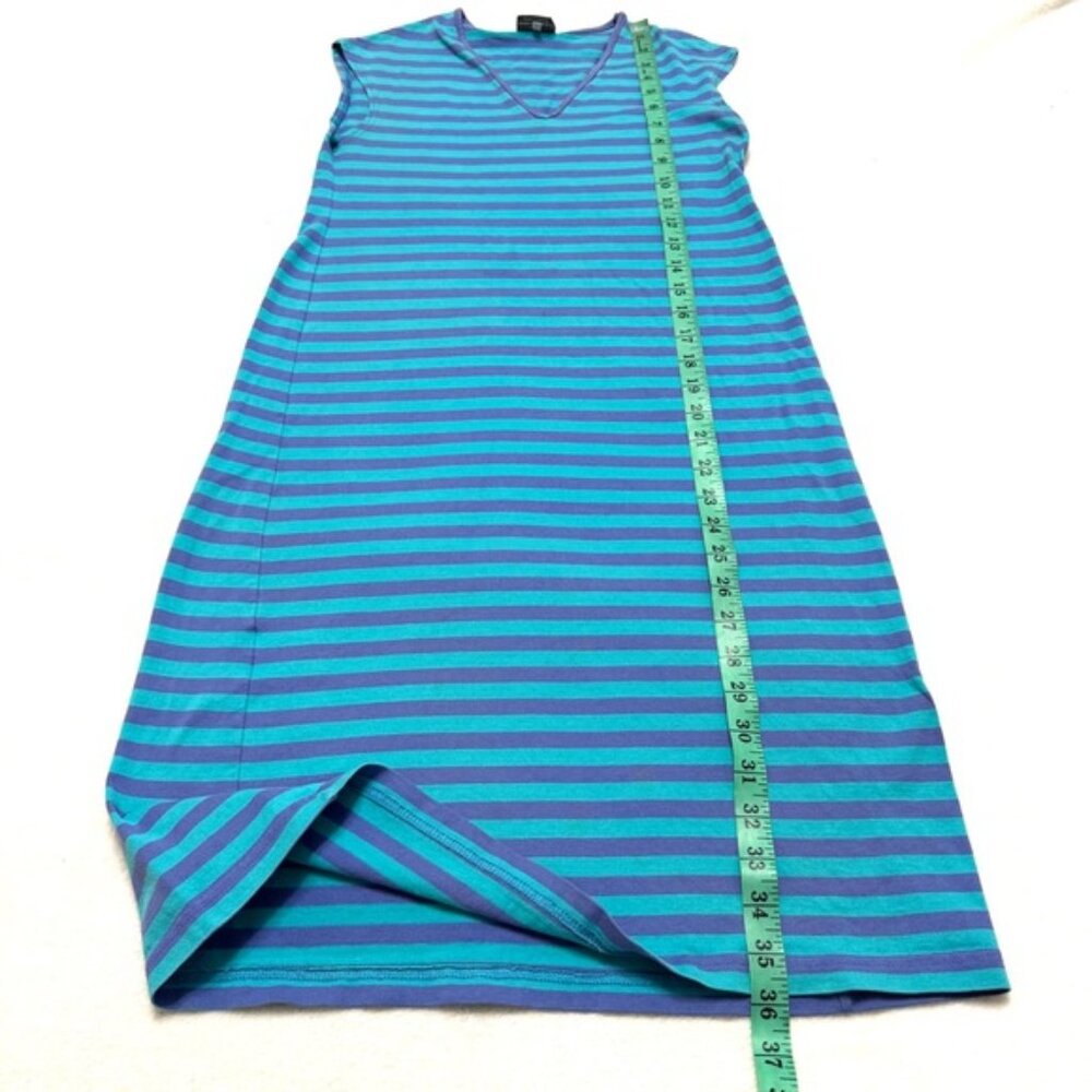 Original MARIMEKKO Finland Vintage Striped T Shirt Dress sz S Small Cotton